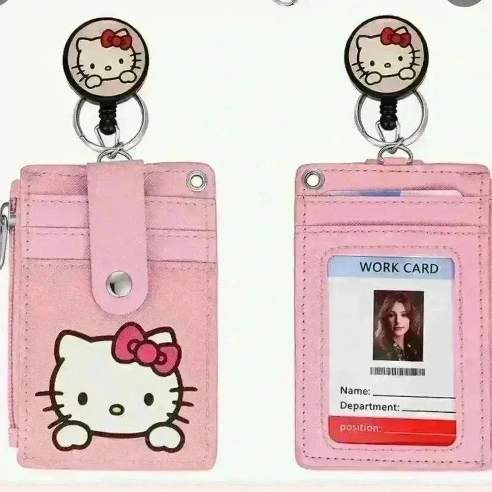 NEW Hello Kitty Lanyard & Badge ID Holder - Cute & Functional!